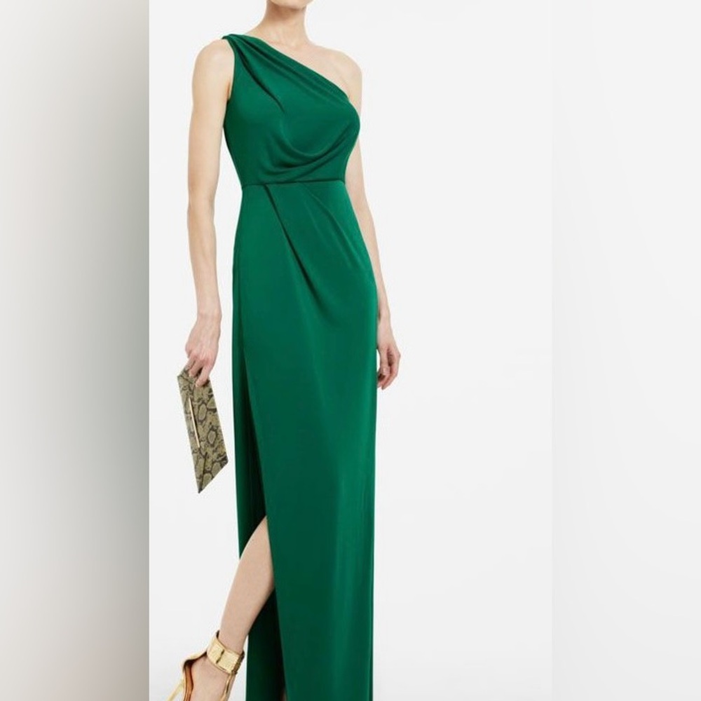 BCBG Max Azria emerald maxi dress